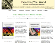 Tablet Screenshot of expandyourworld.net
